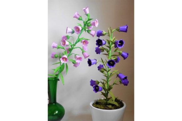Canterbury Bells Paper Flower Templates for Stunning Craft Projects