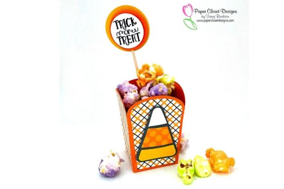 Halloween Candy Corn Popcorn Box: A Creative and Versatile Party Favors Idea