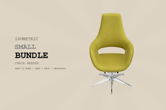 Isometric Armchair 3D Rendering Pac 111