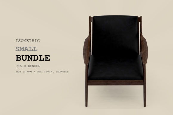 Isometric Armchair 3D Rendering Pac 116