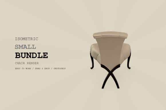 Isometric Armchair 3D Rendering Pack 66