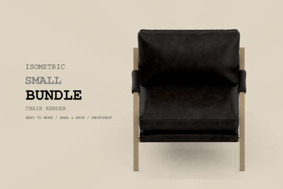Isometric Armchair 3D Rendering Pack 85