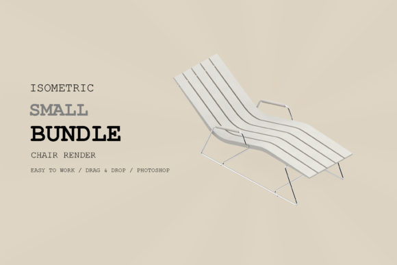 Isometric Chair 3D Render Pack 17
