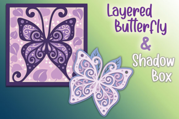 Layered Butterfly Shadow Box: Beautiful 3D Art for Creative Projects