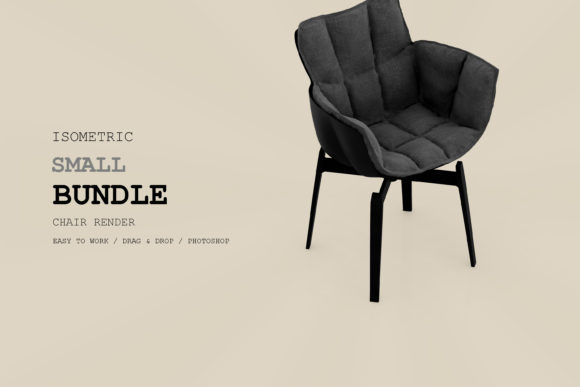 Mastering Visual Storytelling with Isometric Armchair 3D Rendering Pack 42
