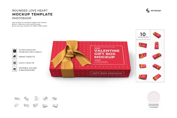 The Strategic Value of the Valentine Gift Box 3D Mockup Bundle in Modern Creative Workflows